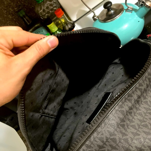 Micheal Kors Copper Logo Stripe Backpack - Picture 9 of 9